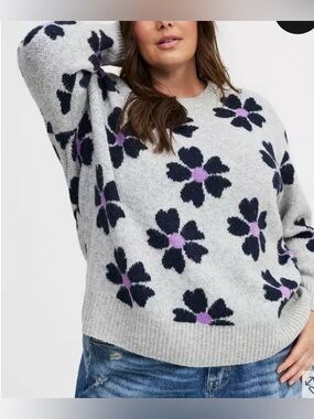 NWT Torrid long sleeve crewneck pullover vegan cashmere sweater size 3X